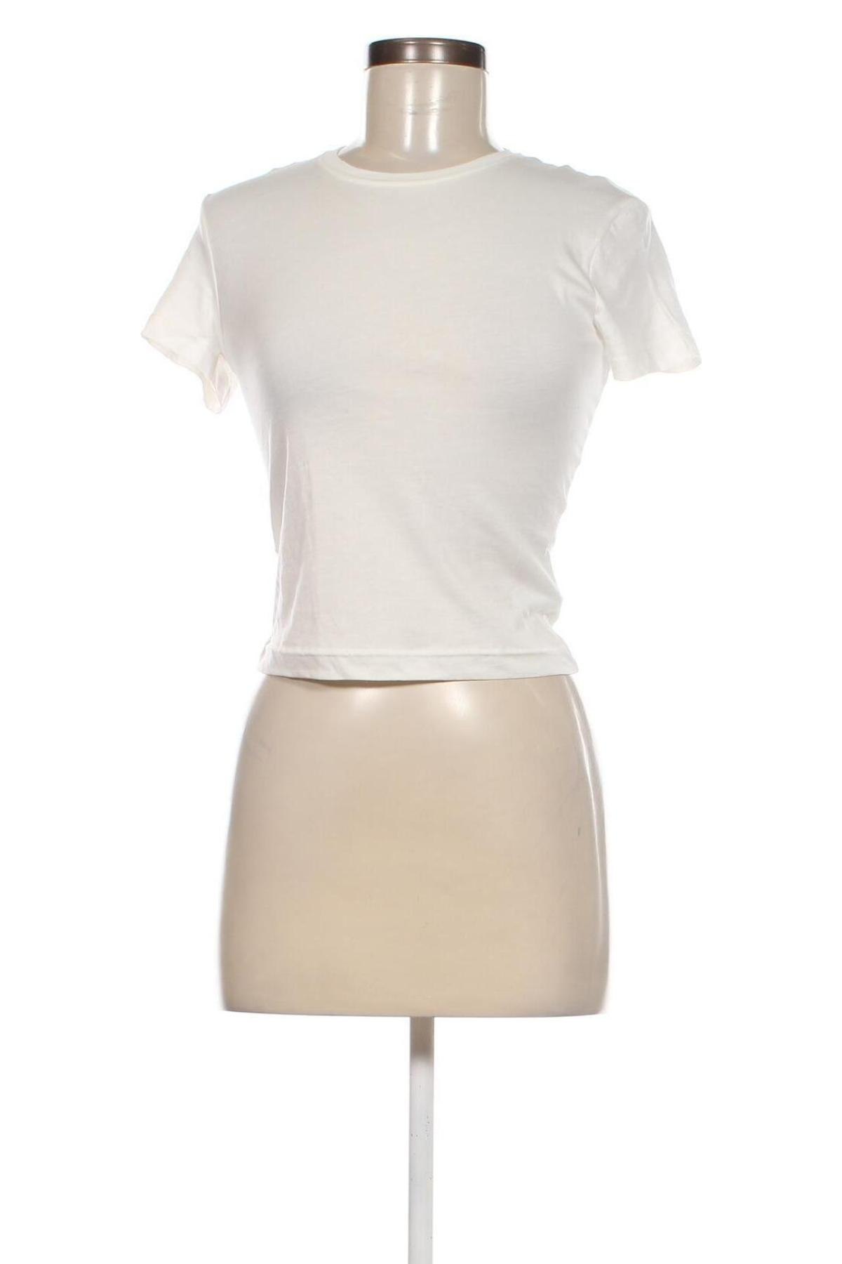 Damen T-Shirt Weekday, Größe S, Farbe Weiß, Preis € 12,37