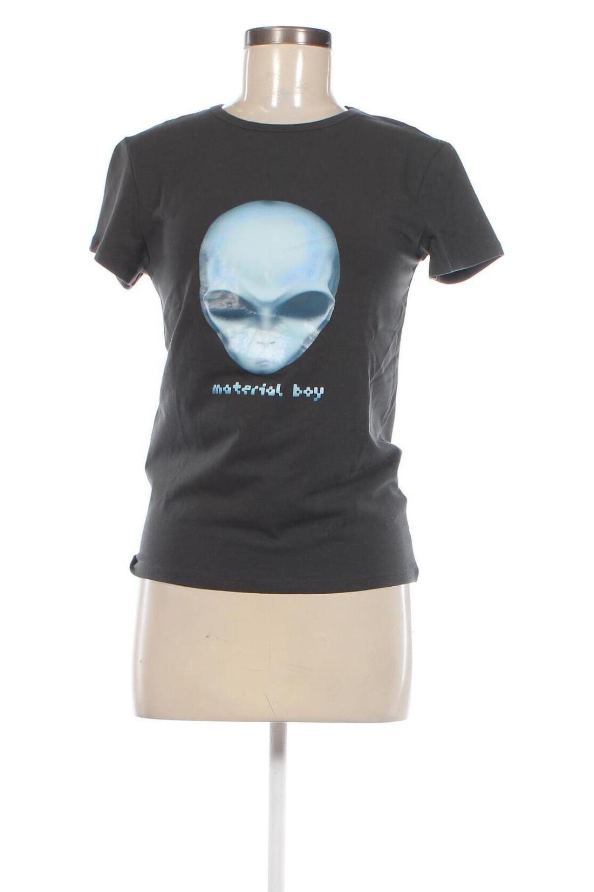 Damen T-Shirt Weekday, Größe M, Farbe Grau, Preis € 7,42