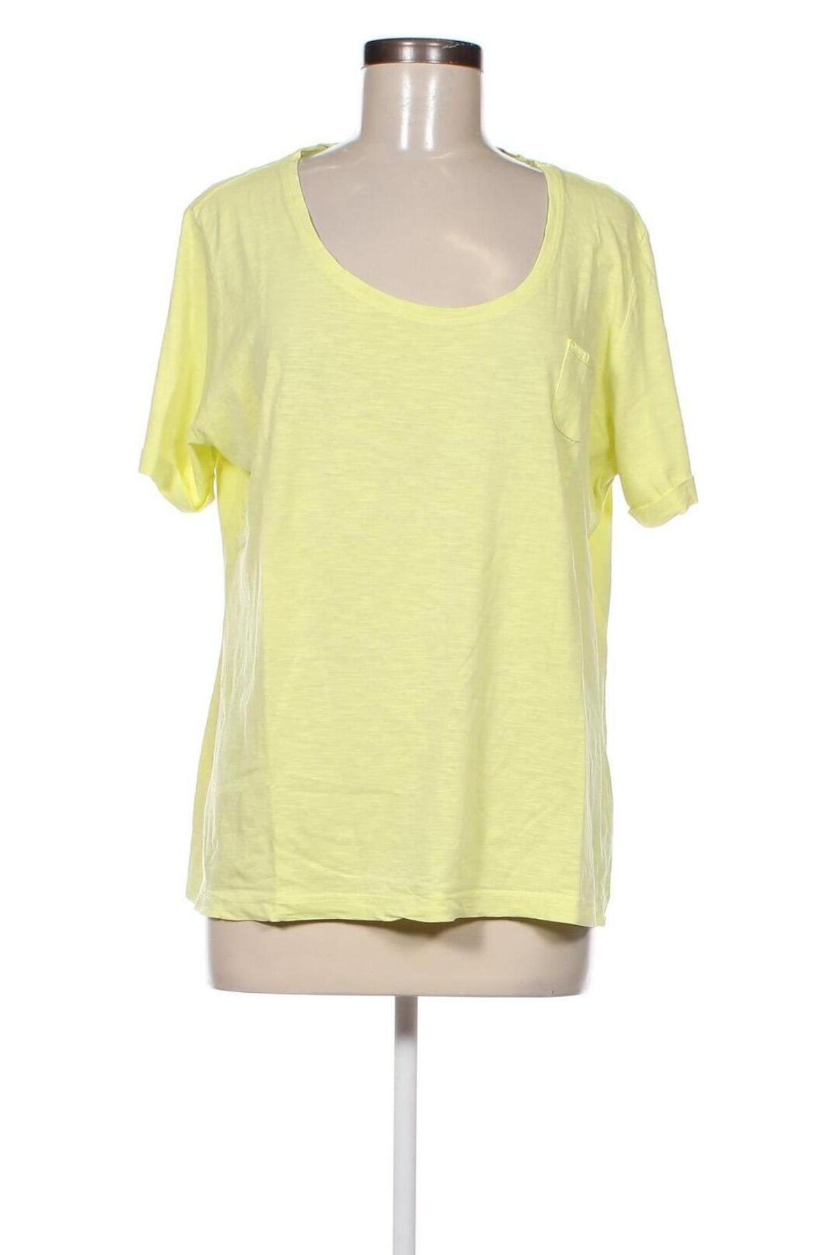 Дамска тениска Woman By Tchibo, Размер XL, Цвят Жълт, Цена 9,78 лв.