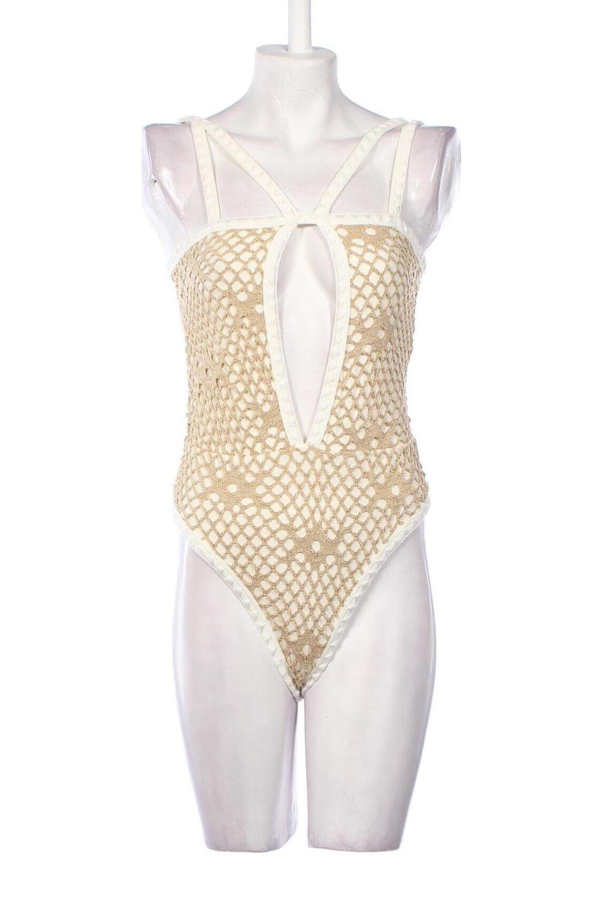 Damen-Badeanzug F**k, Größe M, Farbe Weiß, Preis € 35,05