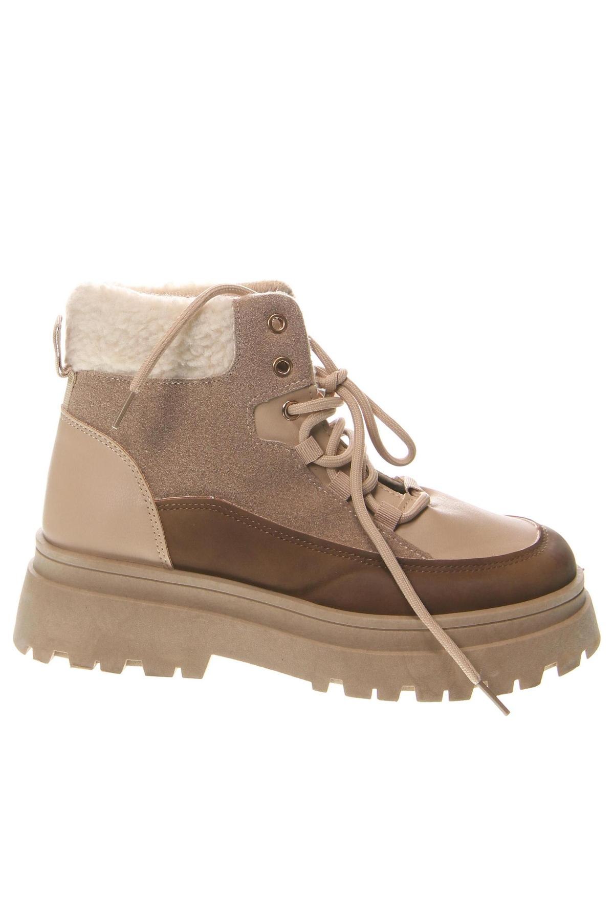 Damen Stiefeletten, Größe 39, Farbe Beige, Preis 18,37 €