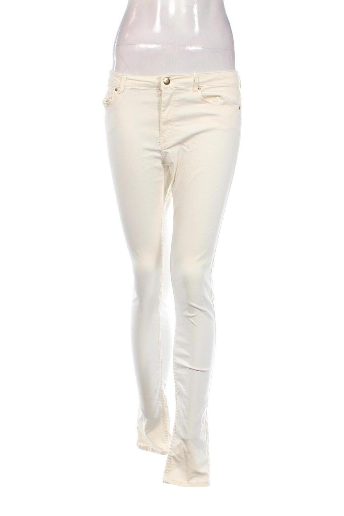Damen Jeans, Größe M, Farbe Ecru, Preis 10,09 €