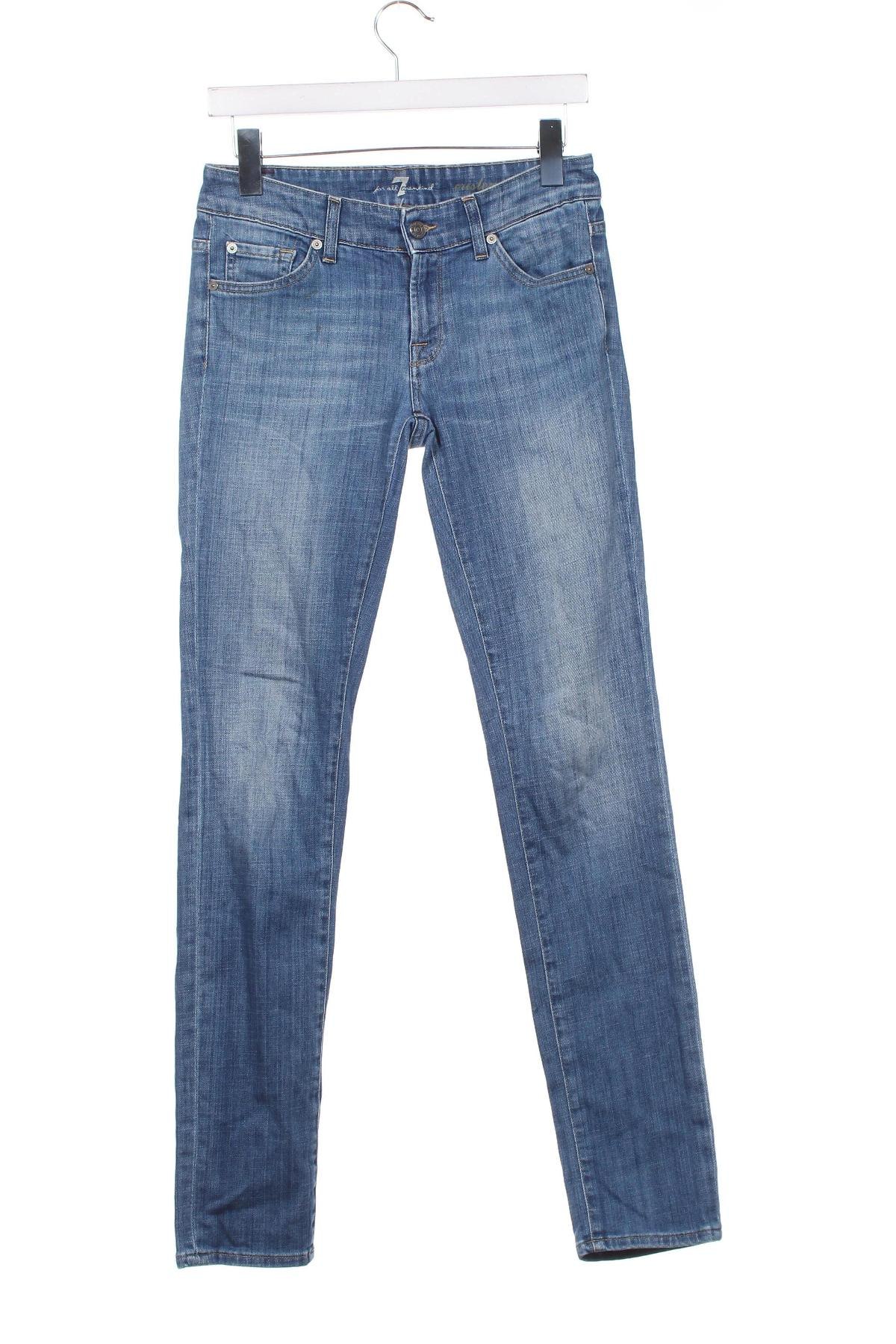 Dámske džínsy  7 For All Mankind, Veľkosť S, Farba Modrá, Cena  52,56 €
