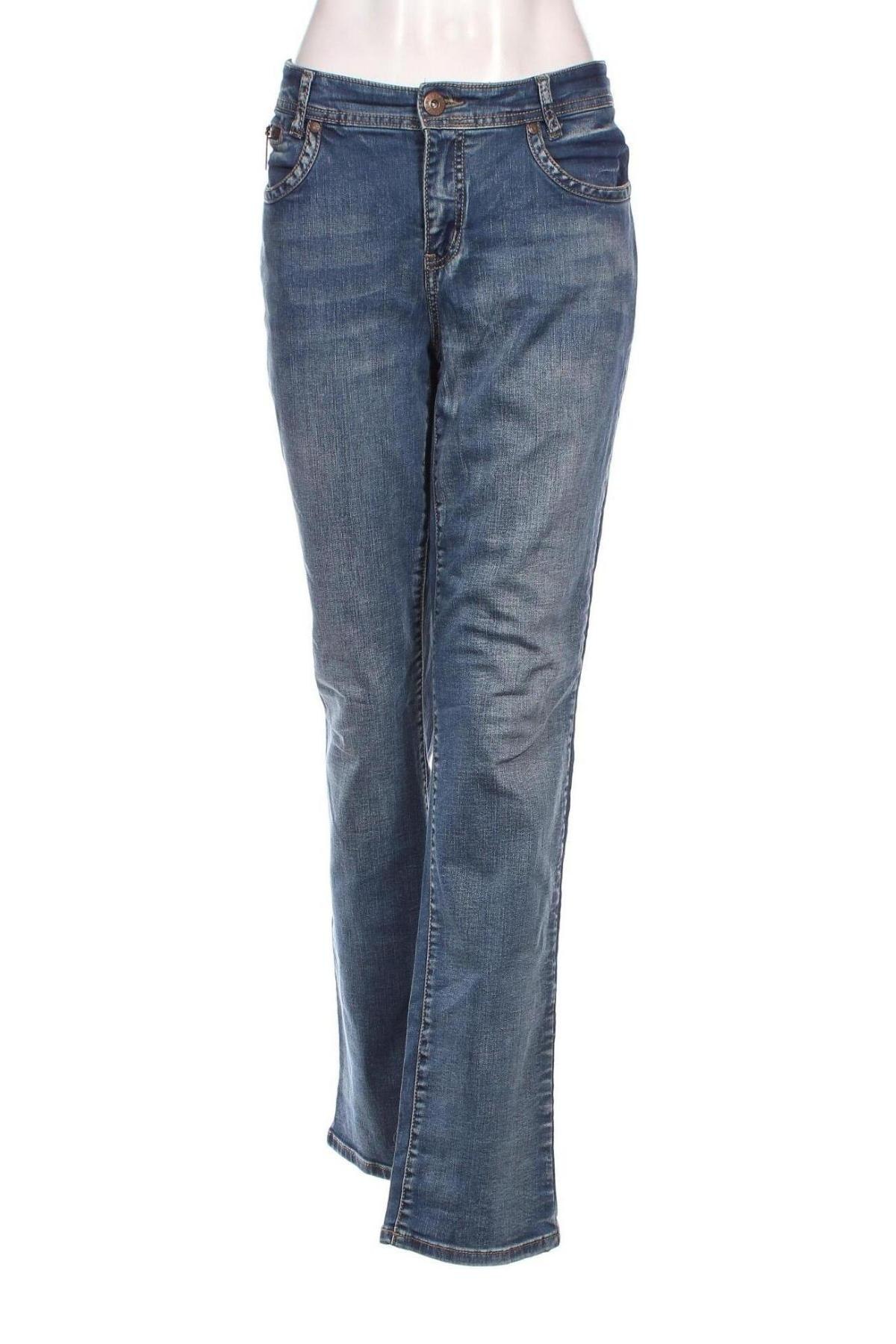 Damskie jeansy Arizona, Rozmiar XL, Kolor Niebieski, Cena 51,02 zł