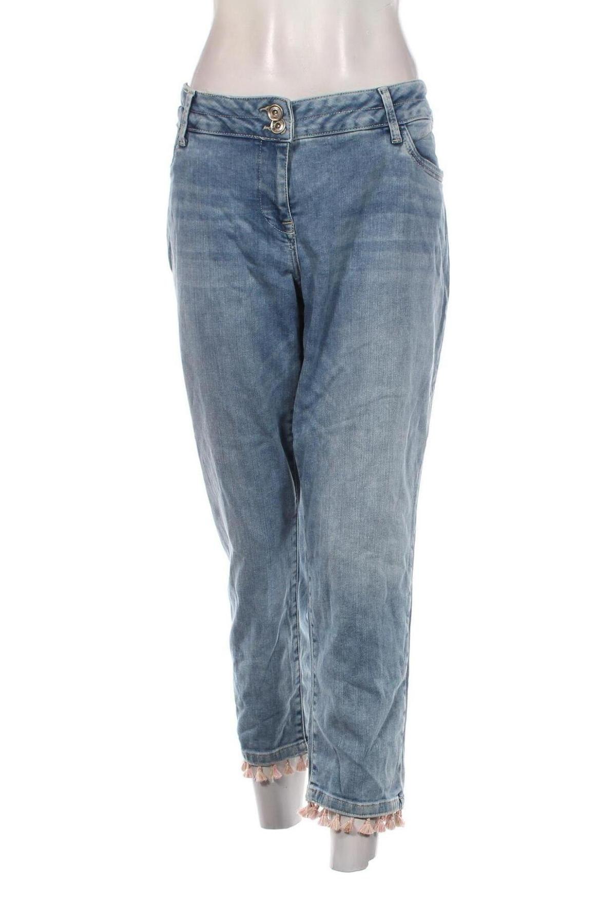 Blugi de femei Bb Jeans London, Mărime XL, Culoare Albastru, Preț 118,42 Lei