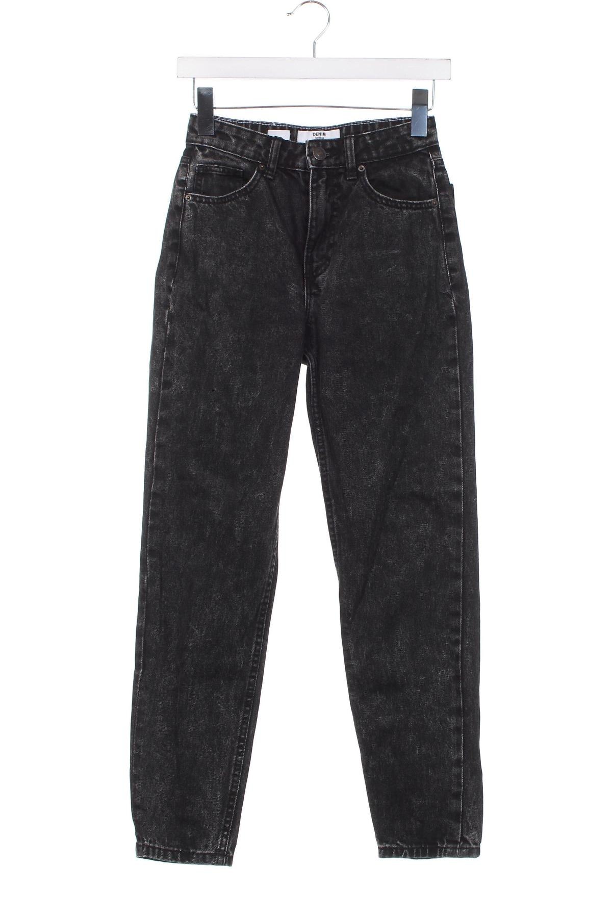 Damen Jeans Bershka, Größe XXS, Farbe Schwarz, Preis 8,90 €