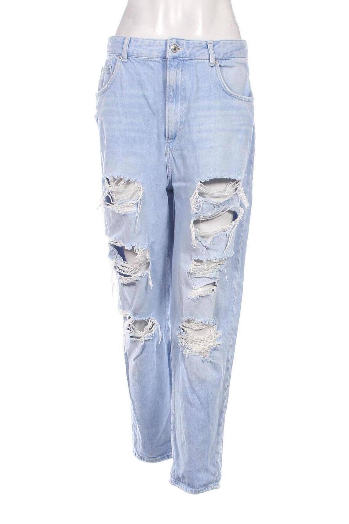 Damen Jeans Bershka, Größe L, Farbe Blau, Preis 8,45 €