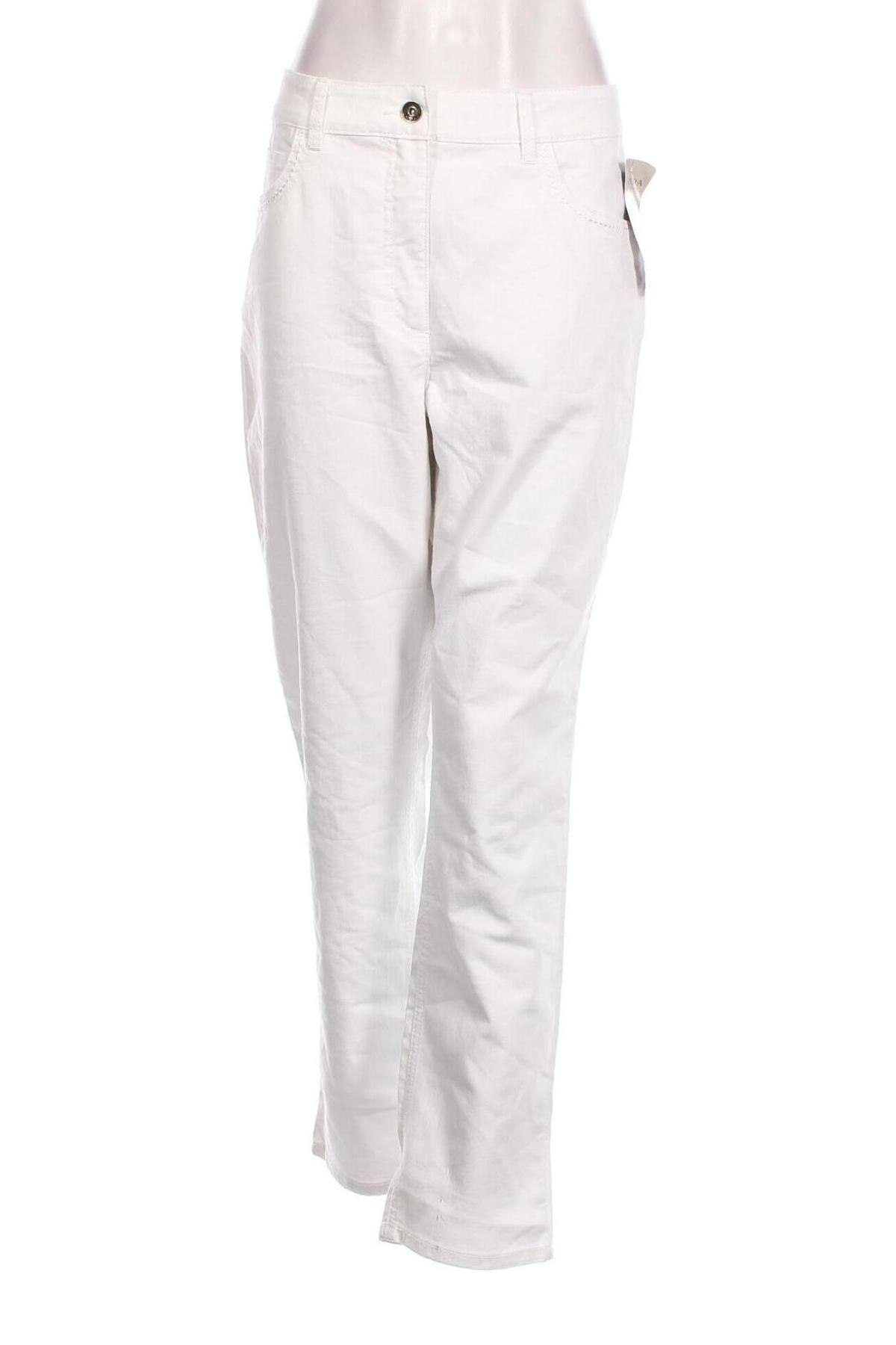 Γυναικείο Τζίν Canda, Μέγεθος XL, Χρώμα Λευκό, Τιμή 14,23 €