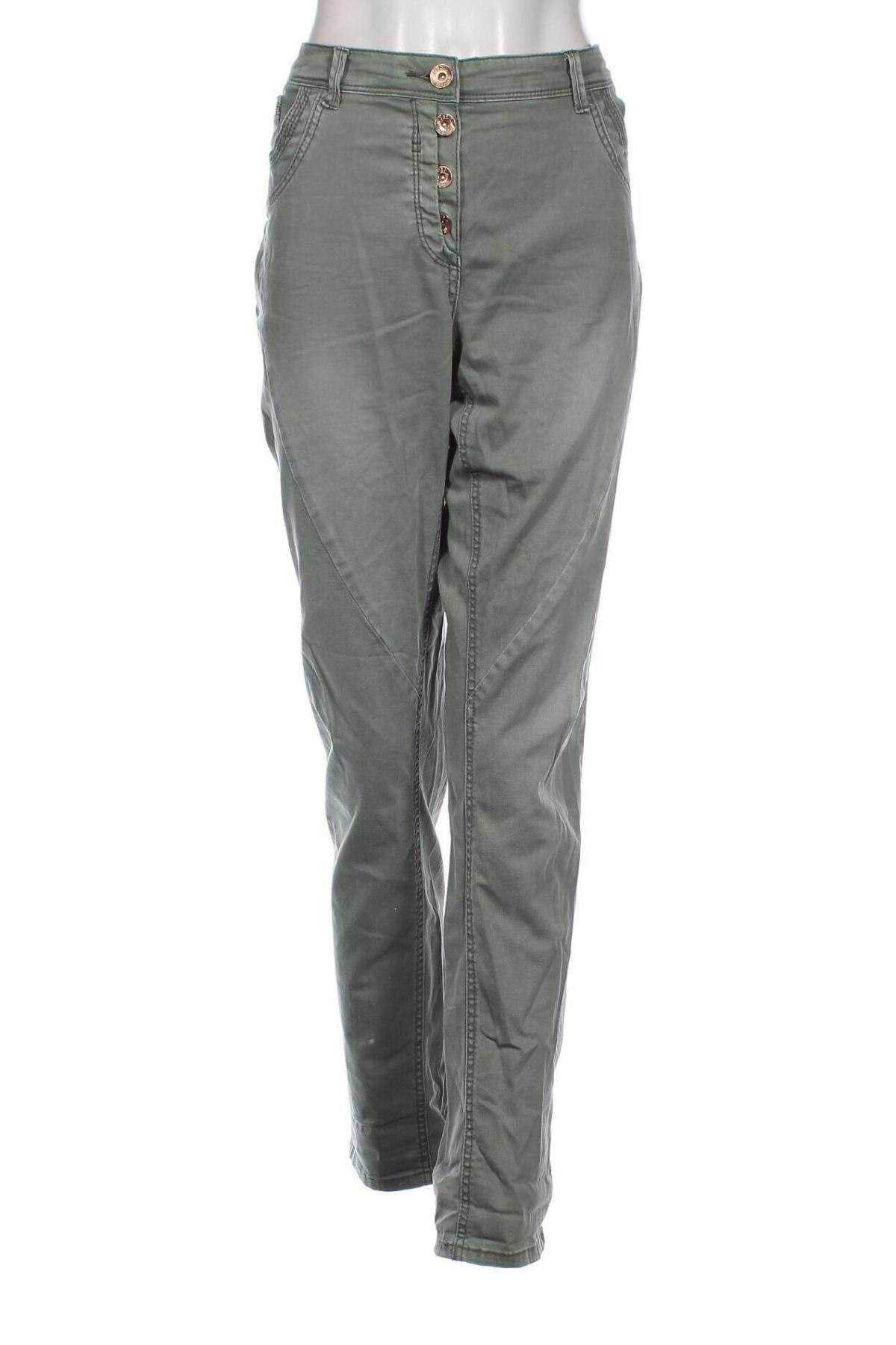 Damen Jeans Cecil, Größe XL, Farbe Grün, Preis 17,12 €