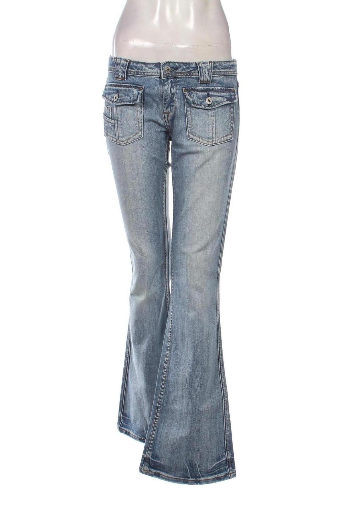 Damen Jeans Fishbone, Größe M, Farbe Blau, Preis 9,00 €