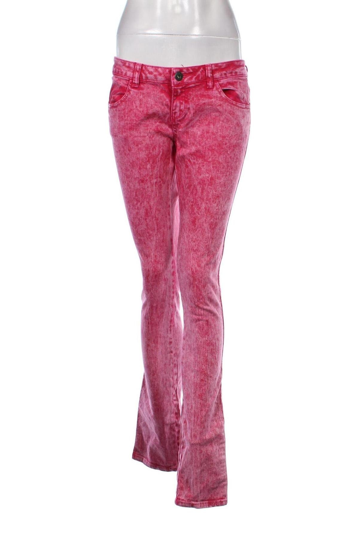 Damen Jeans Fishbone, Größe L, Farbe Rosa, Preis 11,10 €