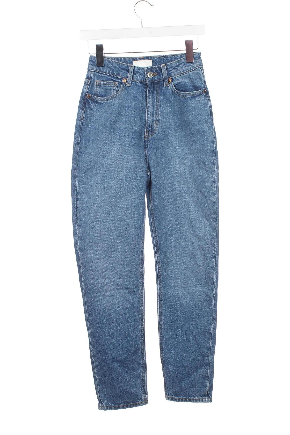 Dámské džíny  H&M, Velikost XS, Barva Modrá, Cena  254,00 Kč