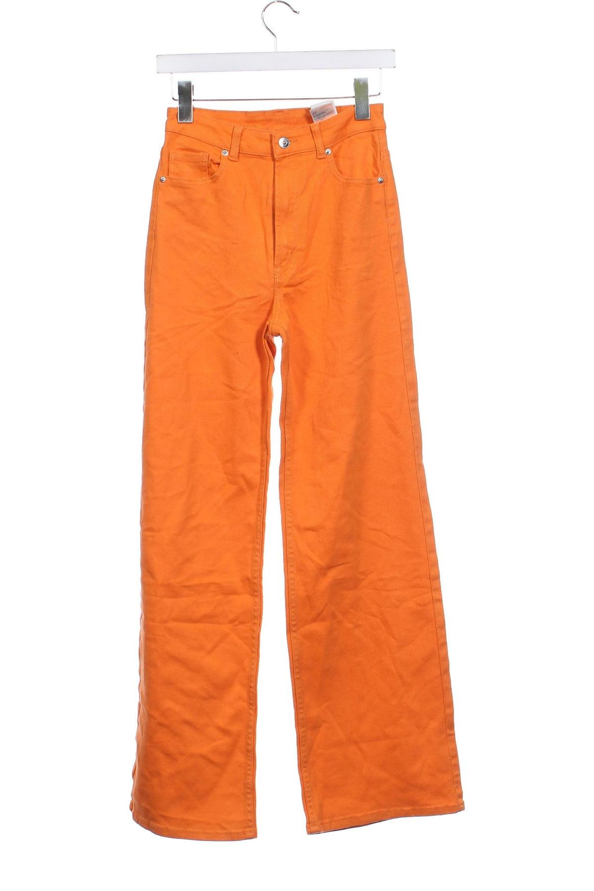 Dámské džíny  H&M Divided, Velikost S, Barva Oranžová, Cena  293,00 Kč