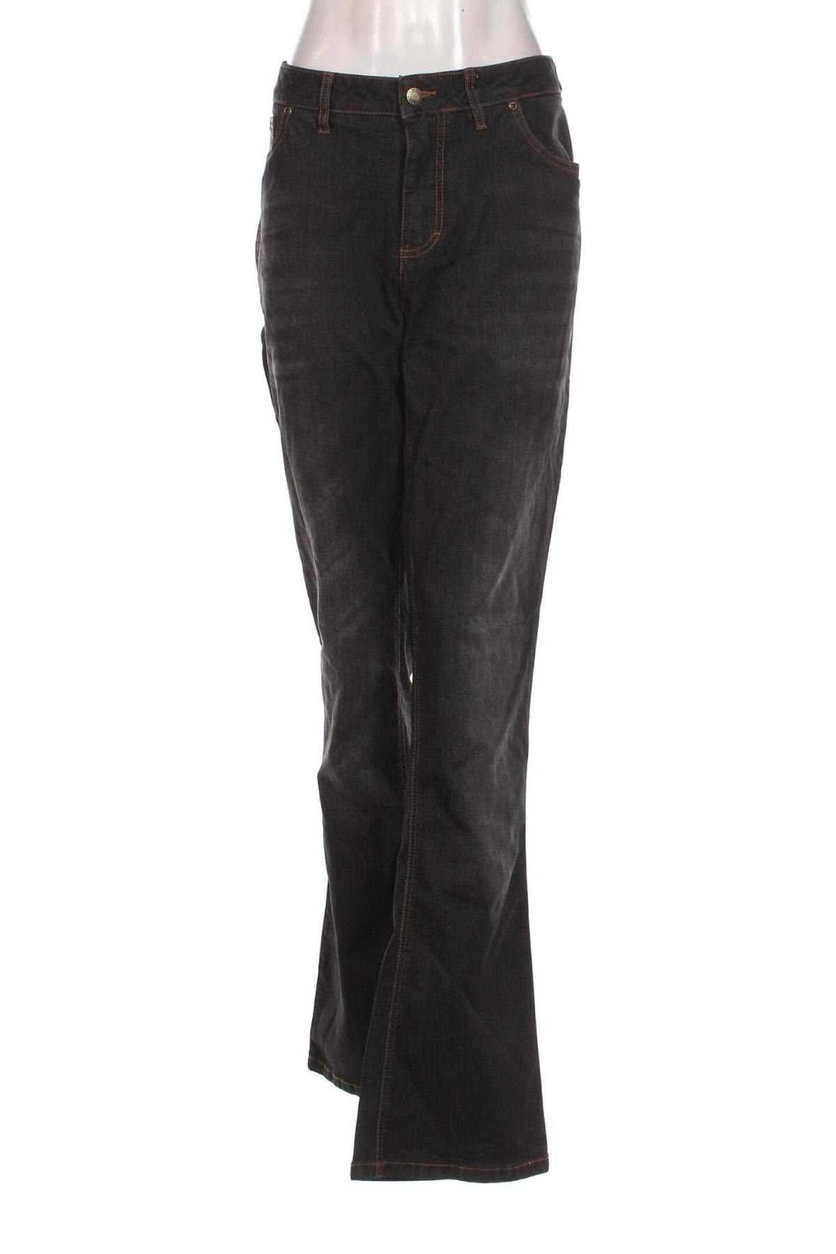 Дамски дънки John Baner, Размер XXL, Цвят Черен, Цена 21,75 лв.