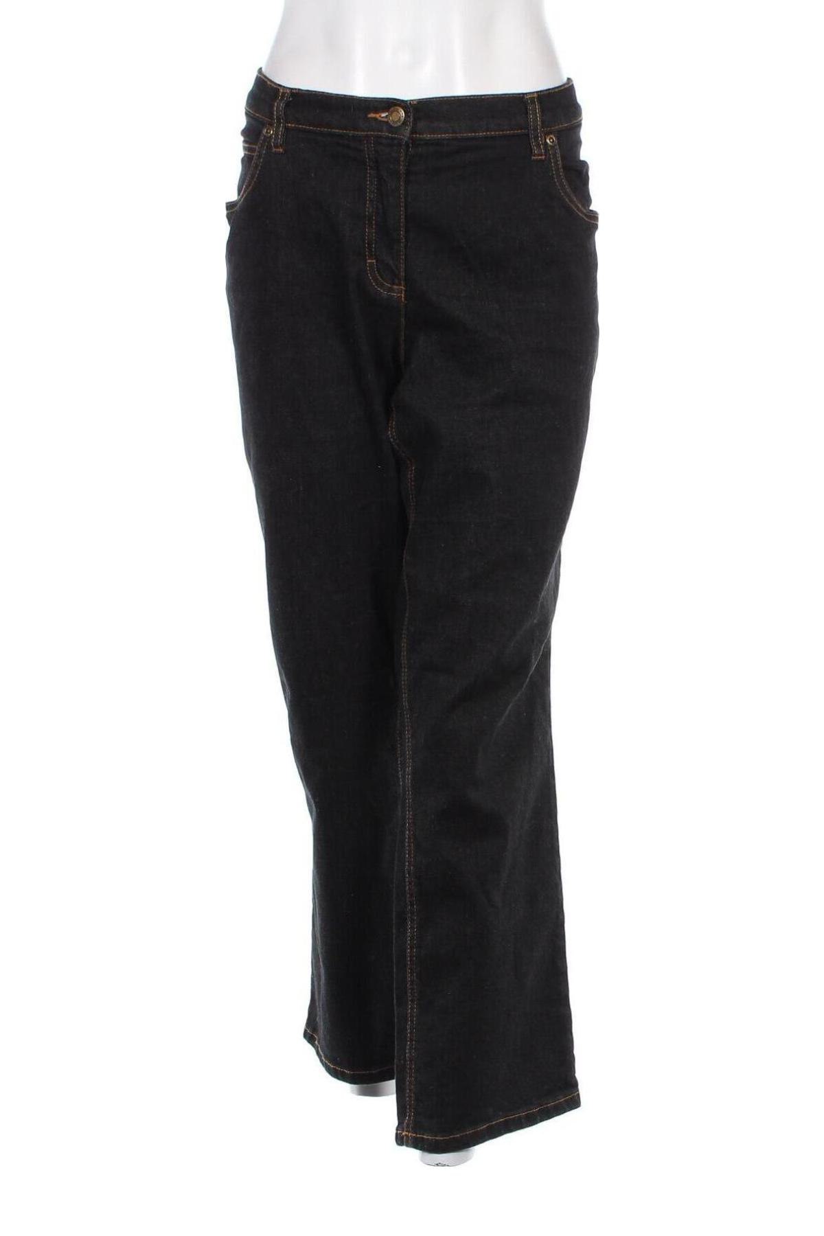 Γυναικείο Τζίν John Baner, Μέγεθος XL, Χρώμα Μαύρο, Τιμή 9,87 €