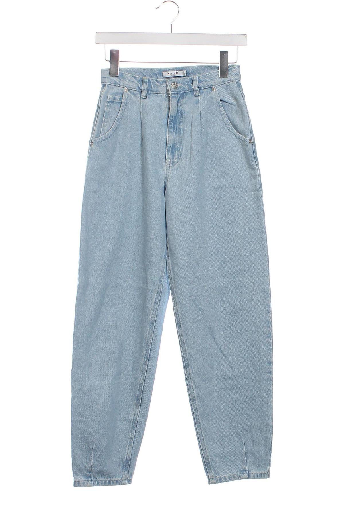 Dámske džínsy  NA-KD, Veľkosť XS, Farba Modrá, Cena  13,68 €