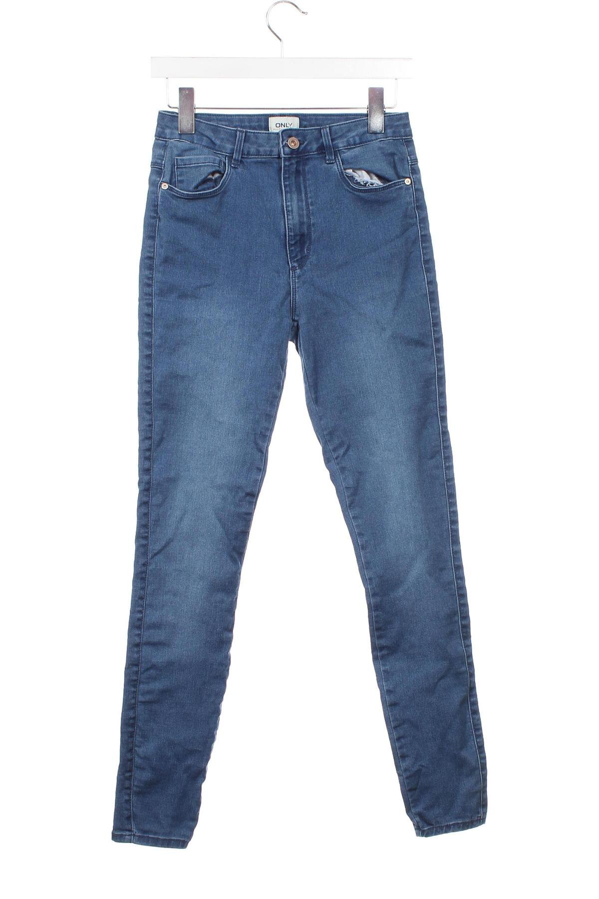 Dámske džínsy  ONLY, Veľkosť XS, Farba Modrá, Cena  10,61 €