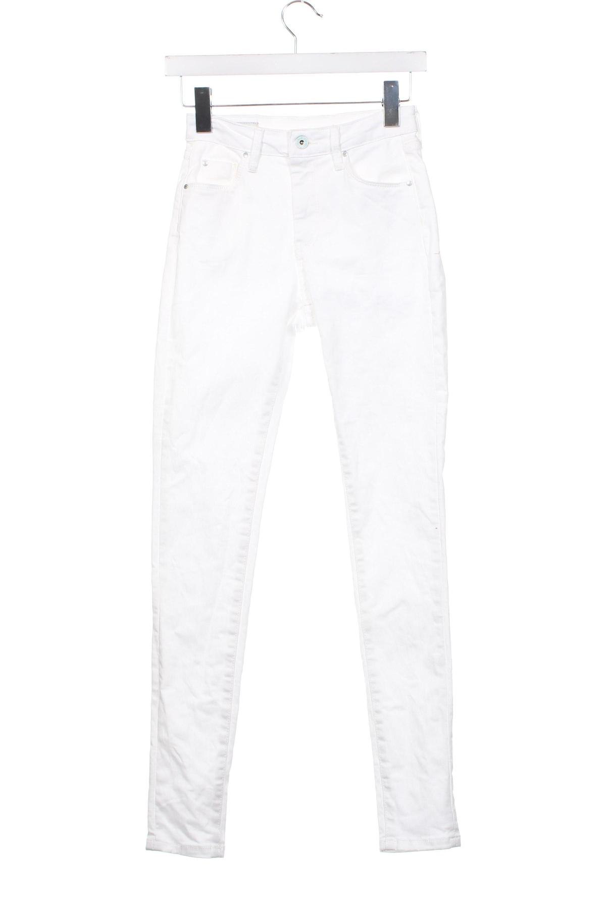 Дамски дънки Pepe Jeans, Размер XS, Цвят Бял, Цена 50,50 лв.
