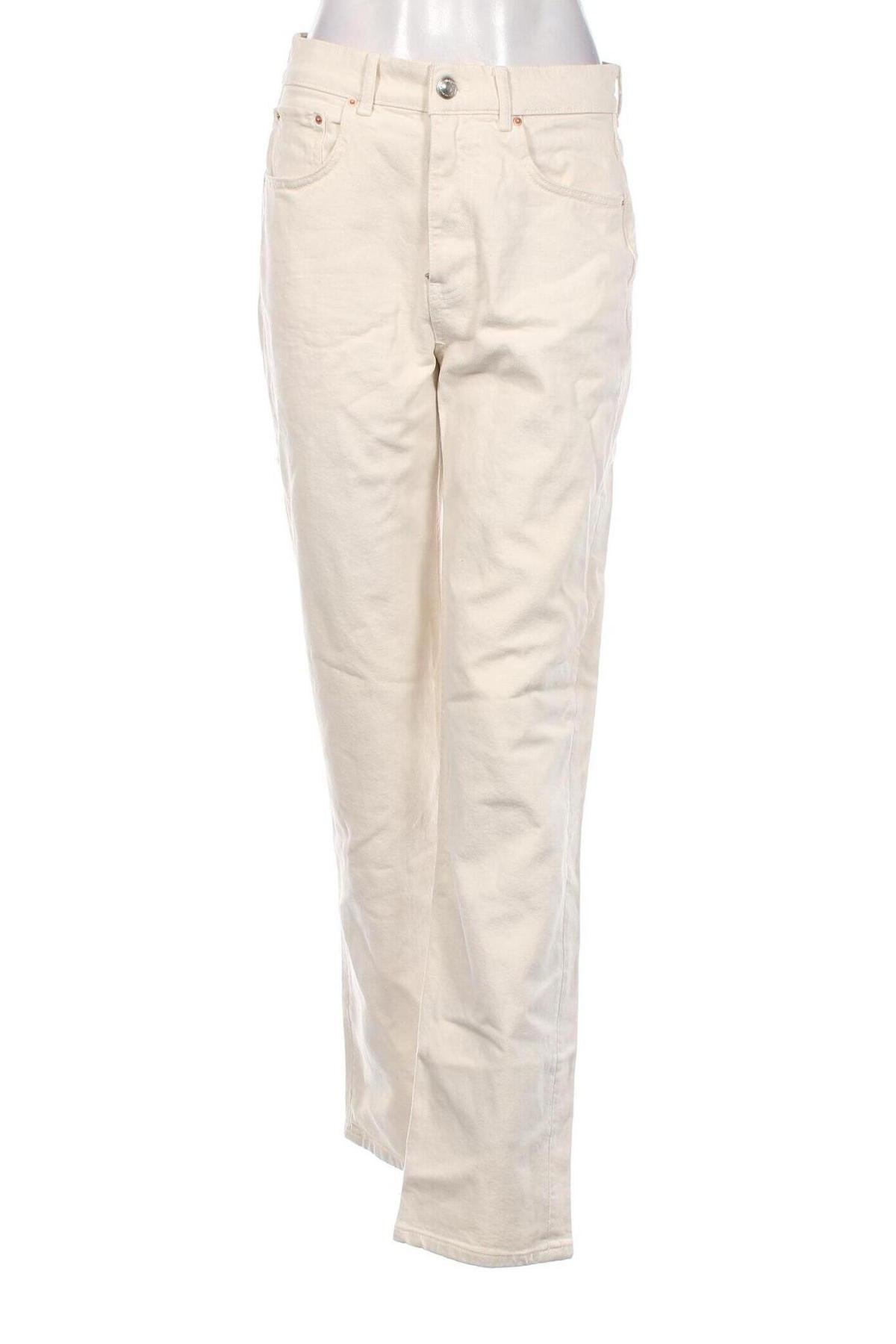 Γυναικείο Τζίν Perfect Jeans By Gina Tricot, Μέγεθος S, Χρώμα Εκρού, Τιμή 9,46 €