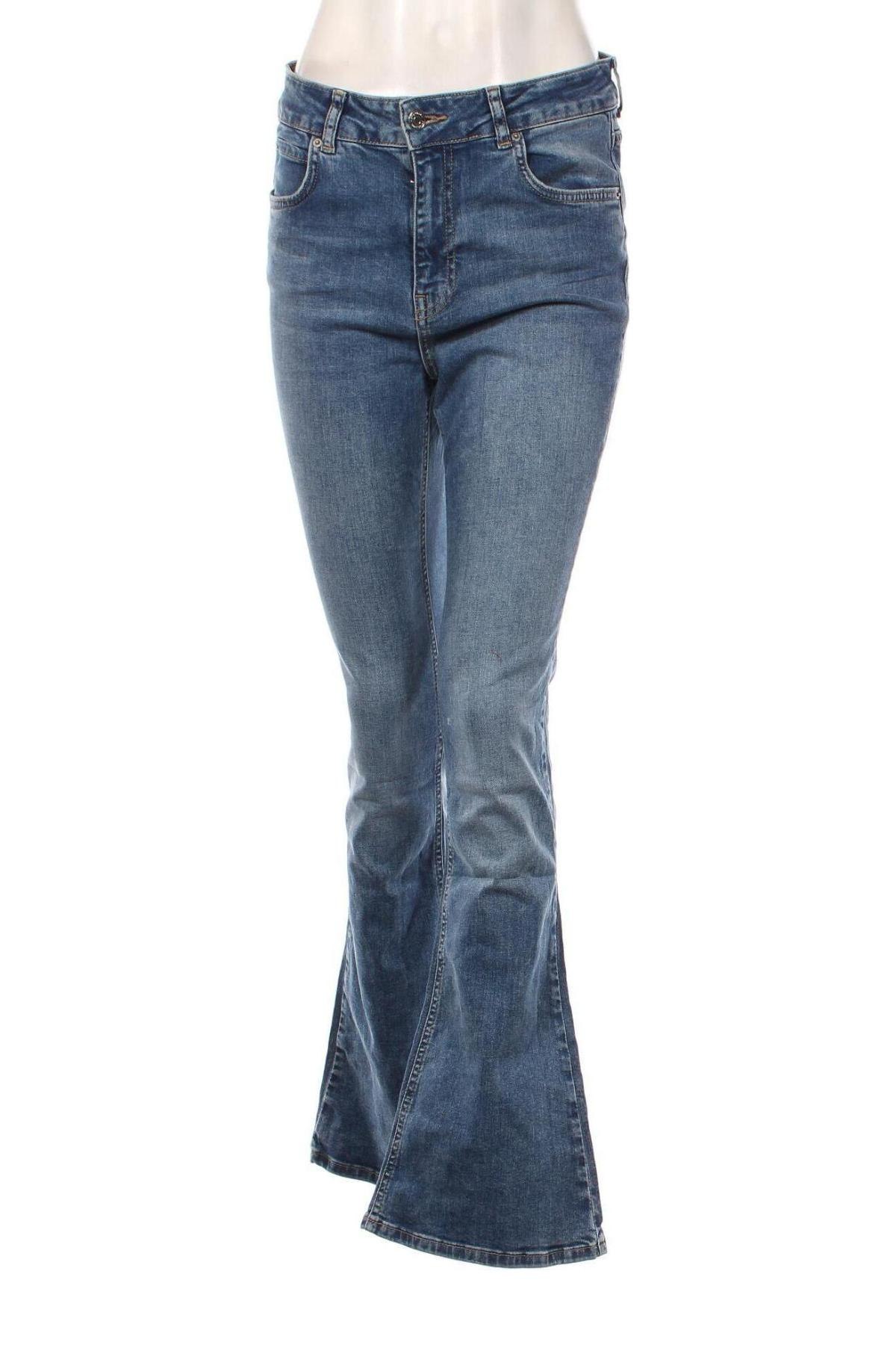 Blugi de femei Perfect Jeans By Gina Tricot, Mărime L, Culoare Albastru, Preț 55,92 Lei