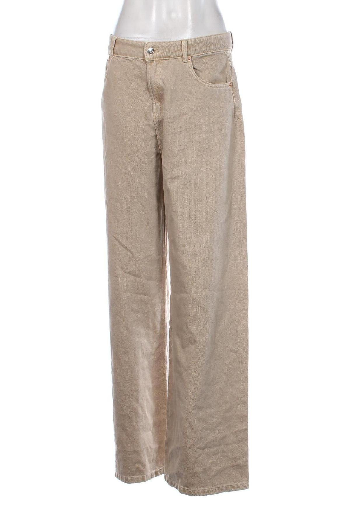 Damen Jeans Pull&Bear, Größe L, Farbe Beige, Preis € 11,10