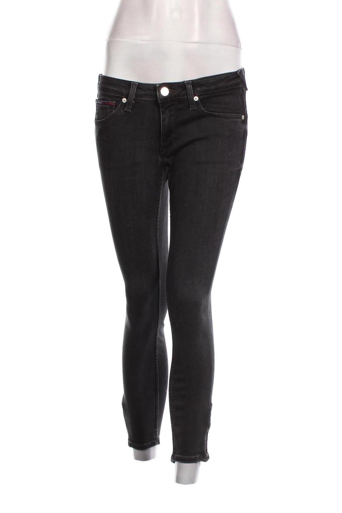 Дамски дънки Tommy Jeans, Размер S, Цвят Черен, Цена 41,25 лв.