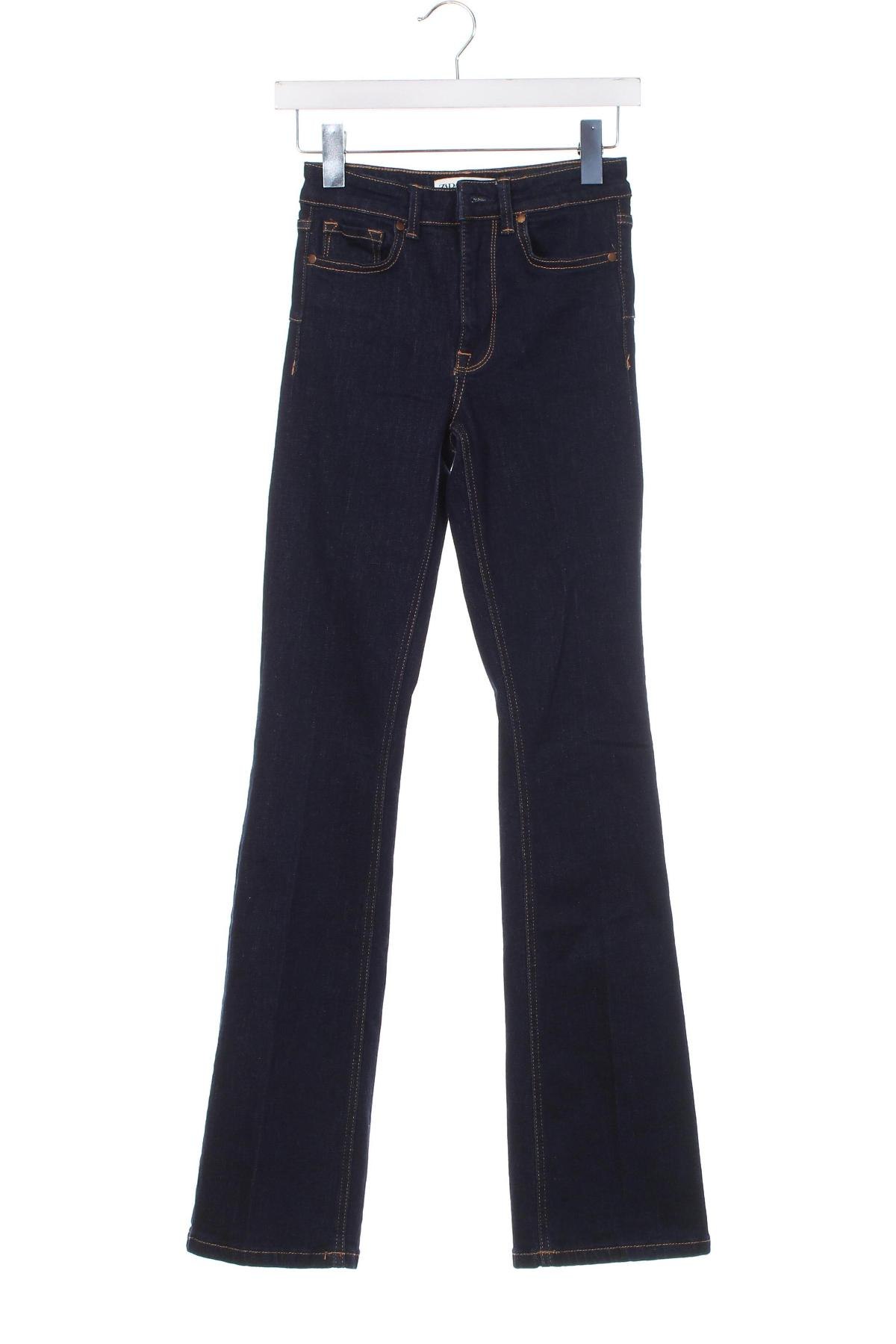 Dámské džíny  Zara, Velikost XXS, Barva Modrá, Cena  458,00 Kč