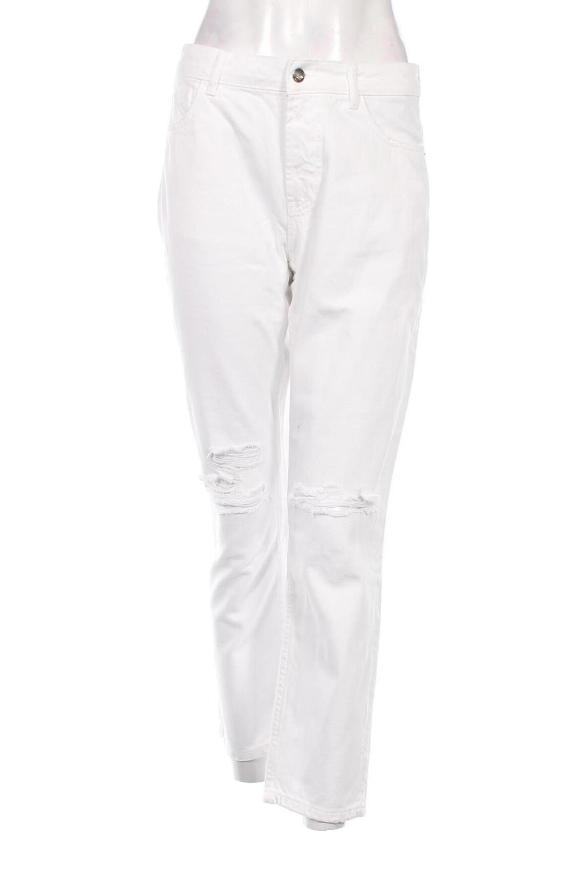 Γυναικείο Τζίν Zara, Μέγεθος S, Χρώμα Λευκό, Τιμή 8,30 €