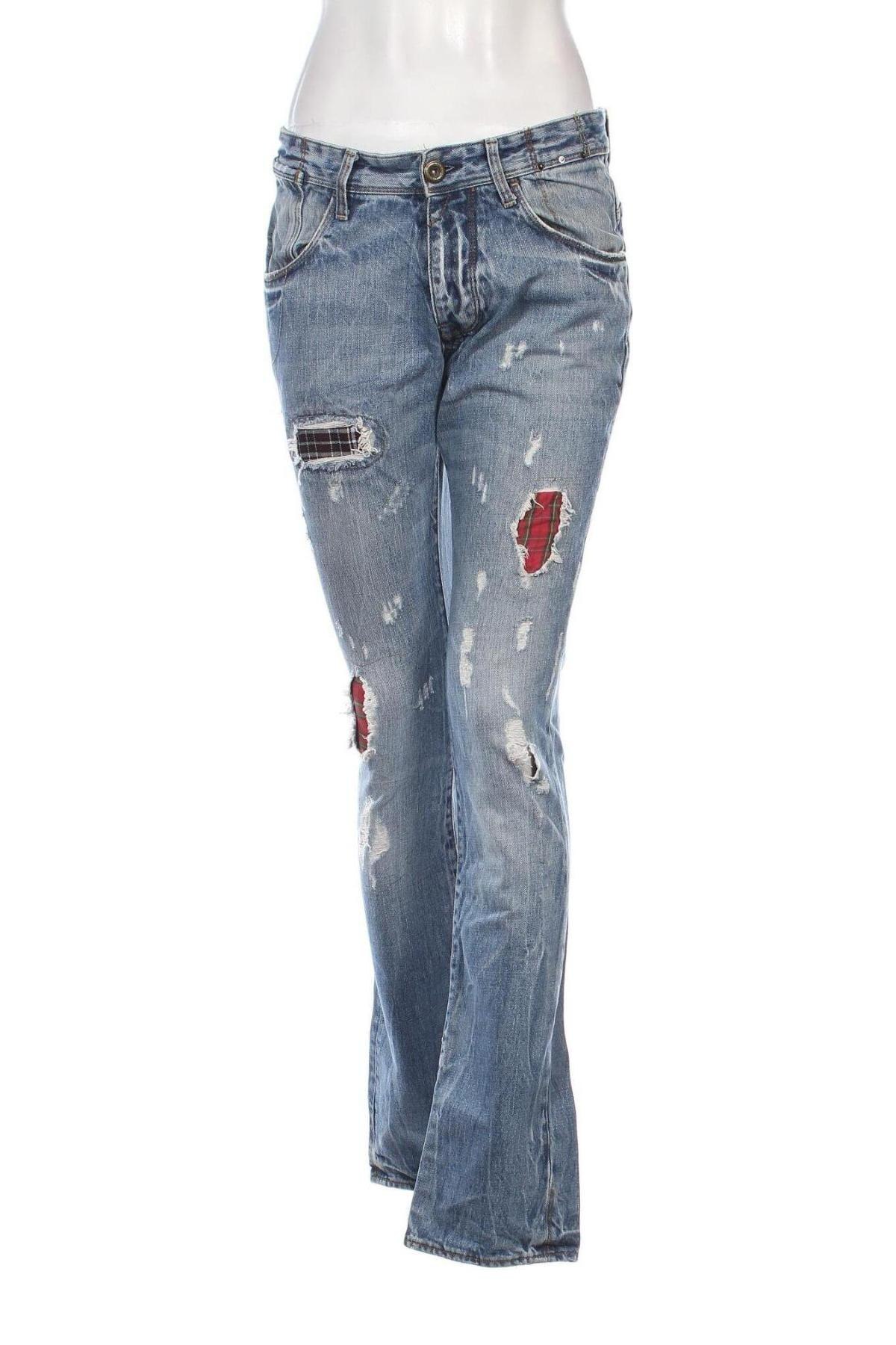 Dámské džíny  Zara, Velikost M, Barva Modrá, Cena  215,00 Kč
