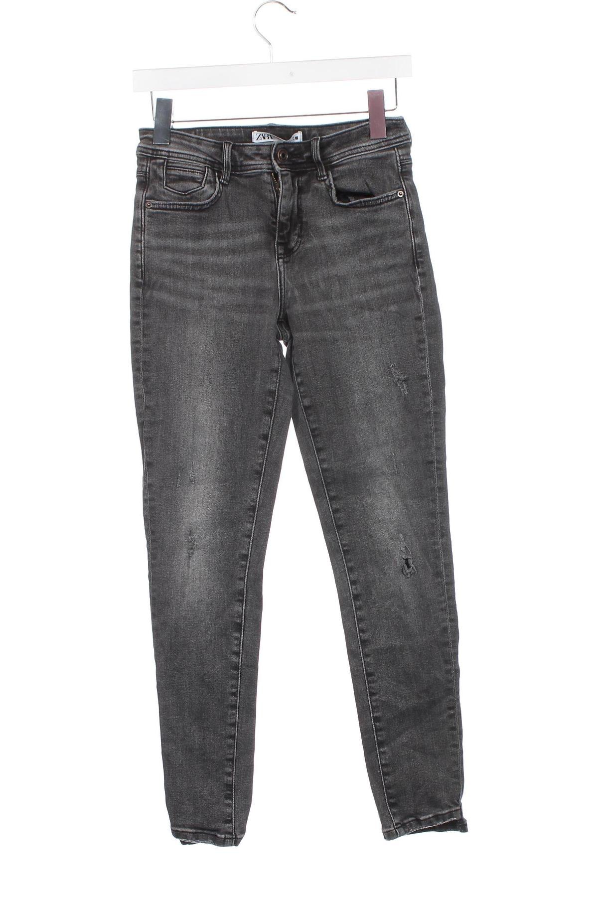 Damen Jeans Zara, Größe XS, Farbe Grau, Preis 9,40 €