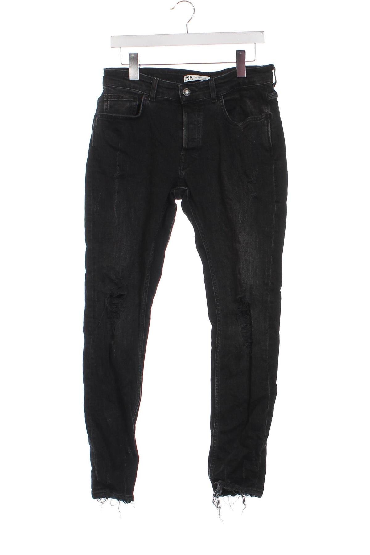 Dámské džíny  Zara, Velikost L, Barva Černá, Cena  237,00 Kč
