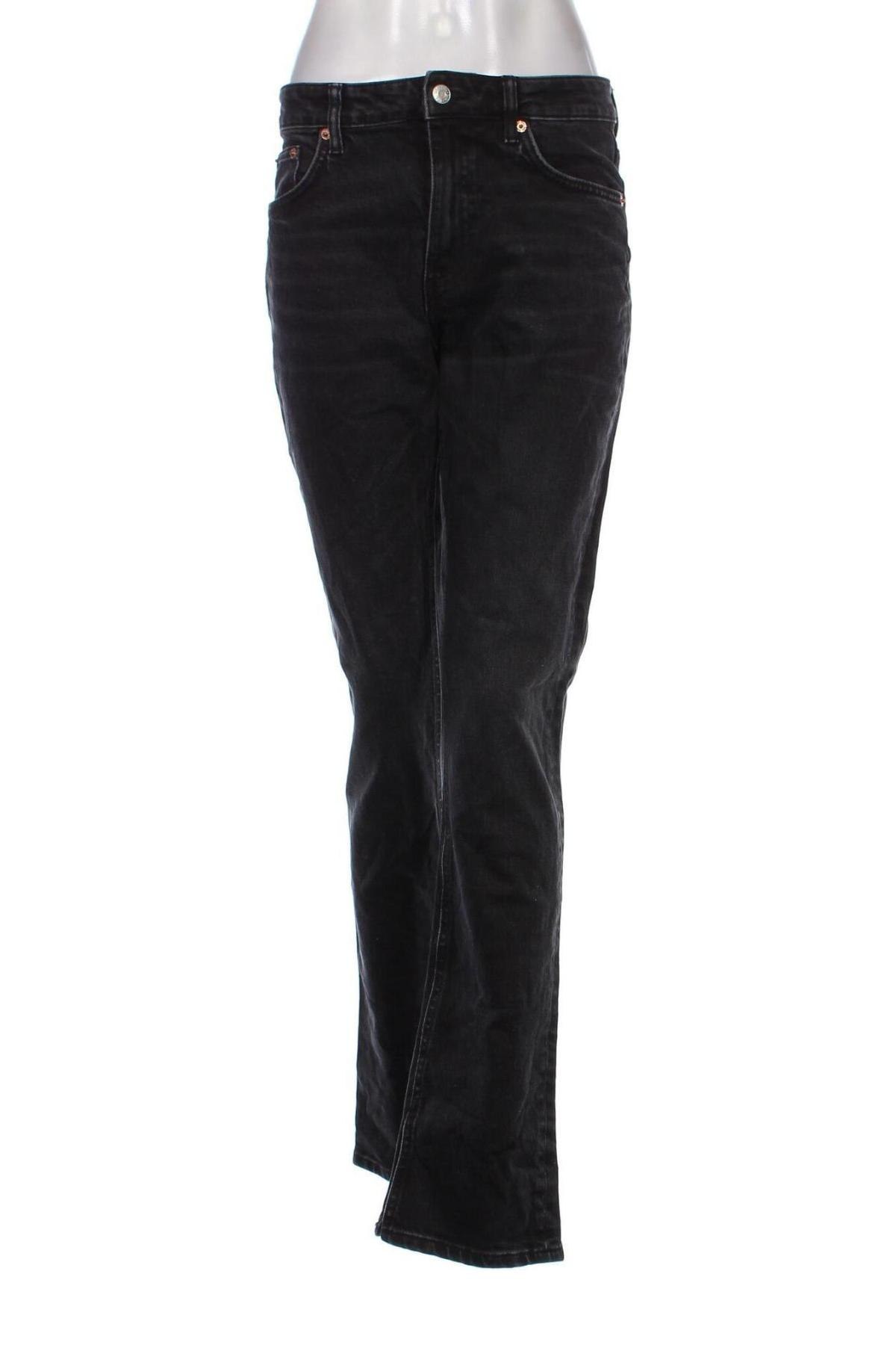 Дамски дънки Zara, Размер S, Цвят Черен, Цена 12,15 лв.