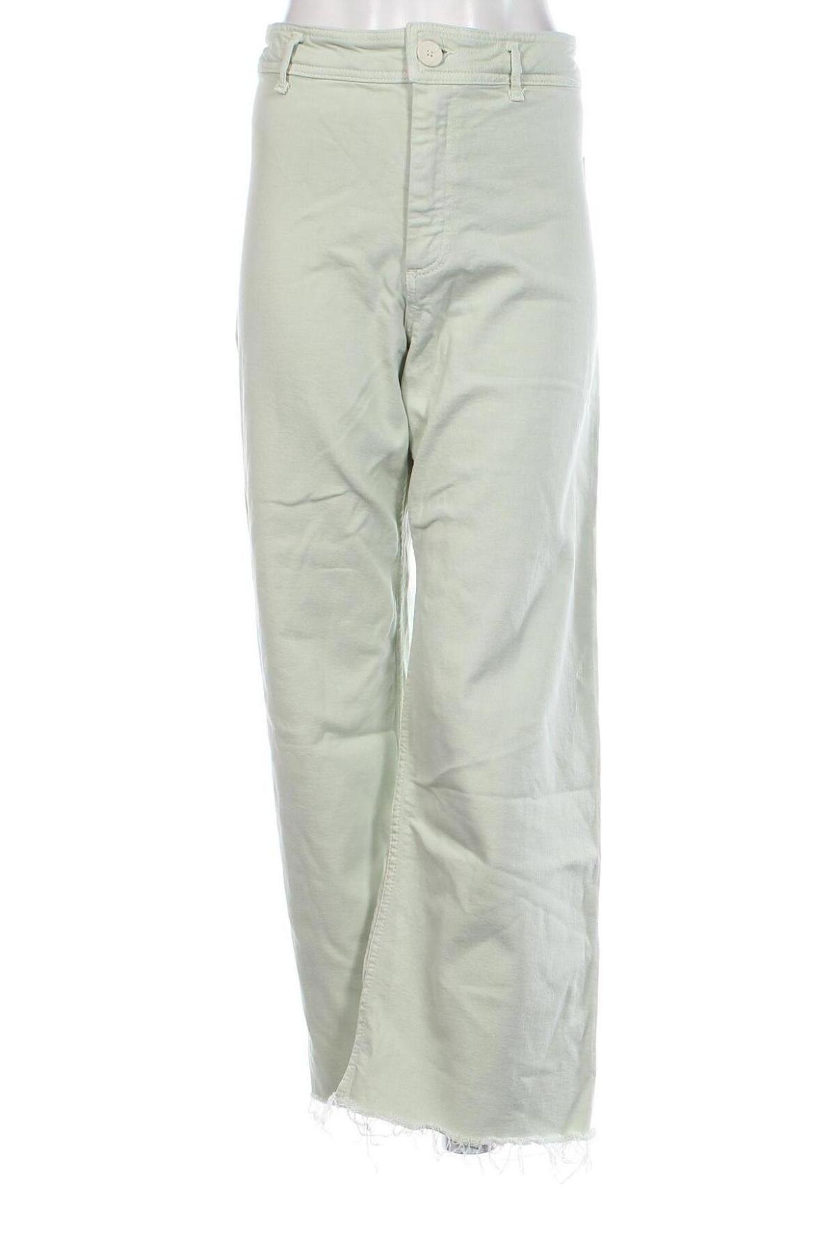 Dámské džíny  Zara, Velikost M, Barva Zelená, Cena  215,00 Kč