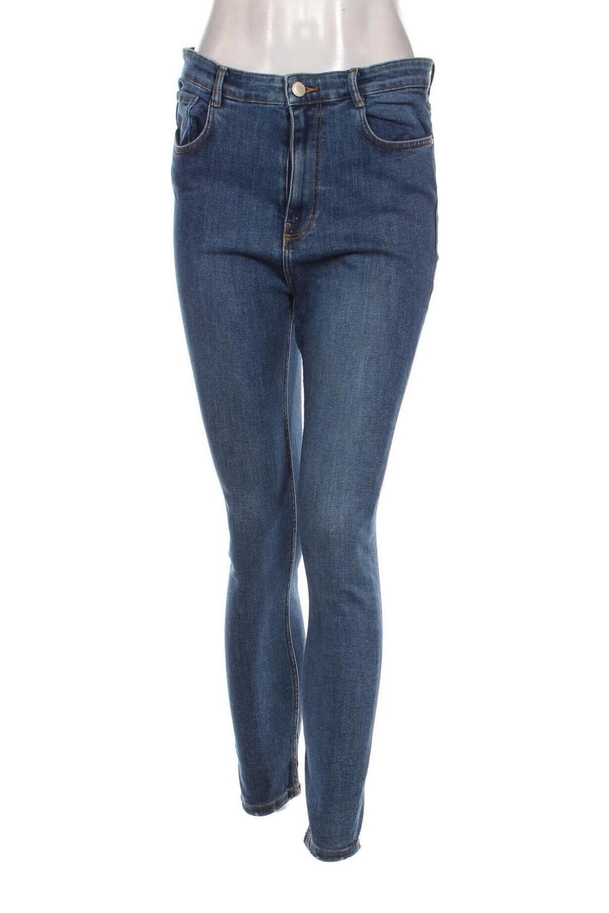Blugi de femei Zara Trafaluc, Mărime XL, Culoare Albastru, Preț 48,85 Lei