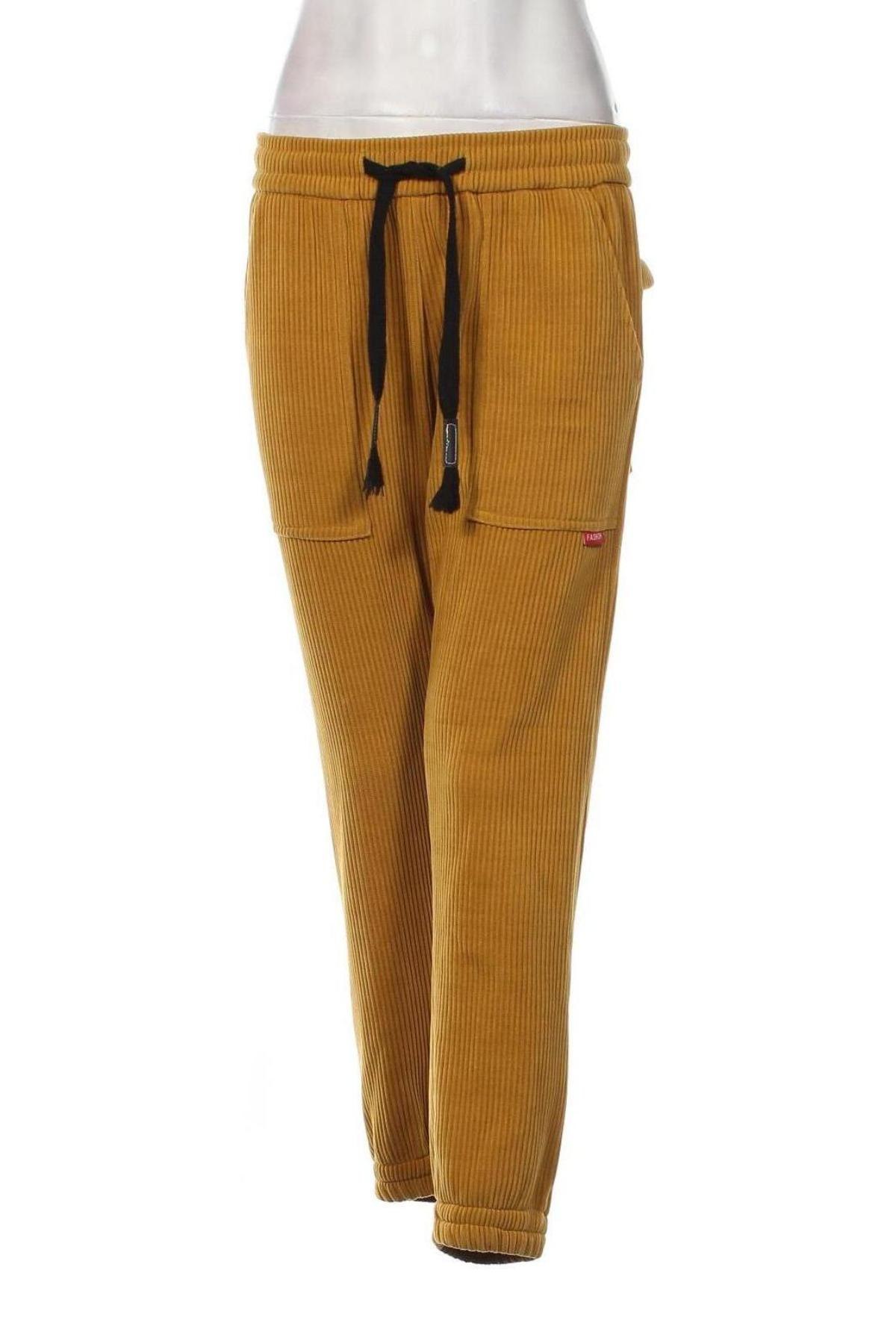 Γυναικείο κοτλέ παντελόνι, Μέγεθος M, Χρώμα Κίτρινο, Τιμή 8,07 €