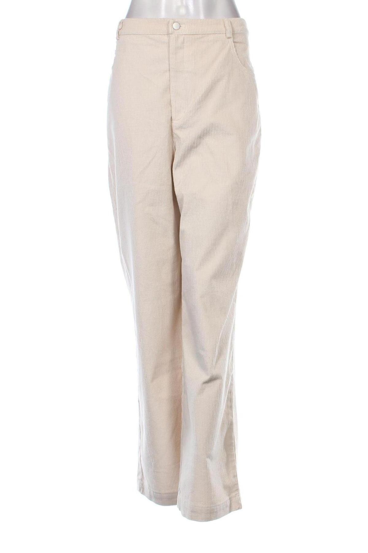 Damen Cordhose A Lot Less x About You, Größe XXL, Farbe Beige, Preis 16,49 €