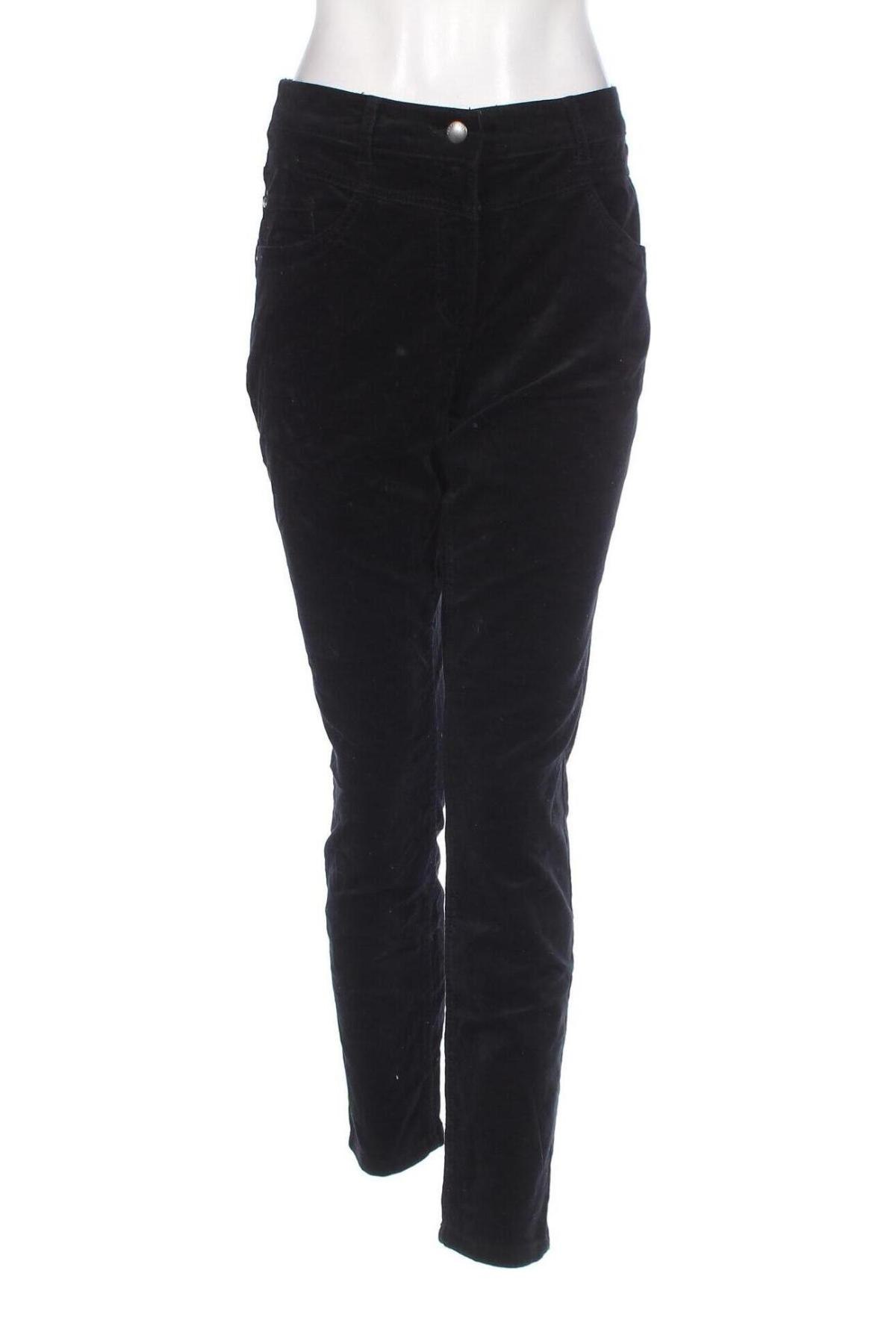 Pantaloni de velvet de femei C&A, Mărime L, Culoare Negru, Preț 42,93 Lei
