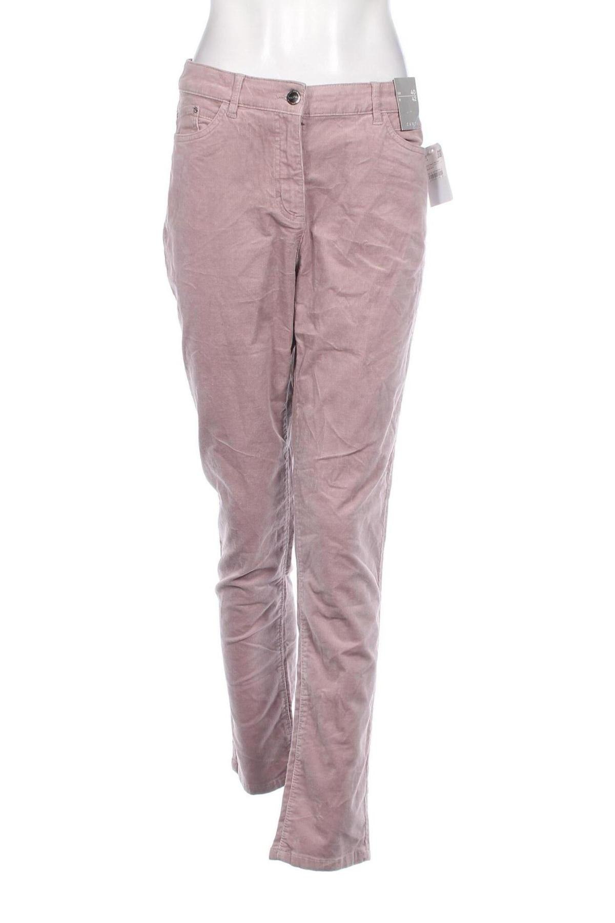 Damen Cordhose Canda, Größe M, Farbe Rosa, Preis 14,40 €