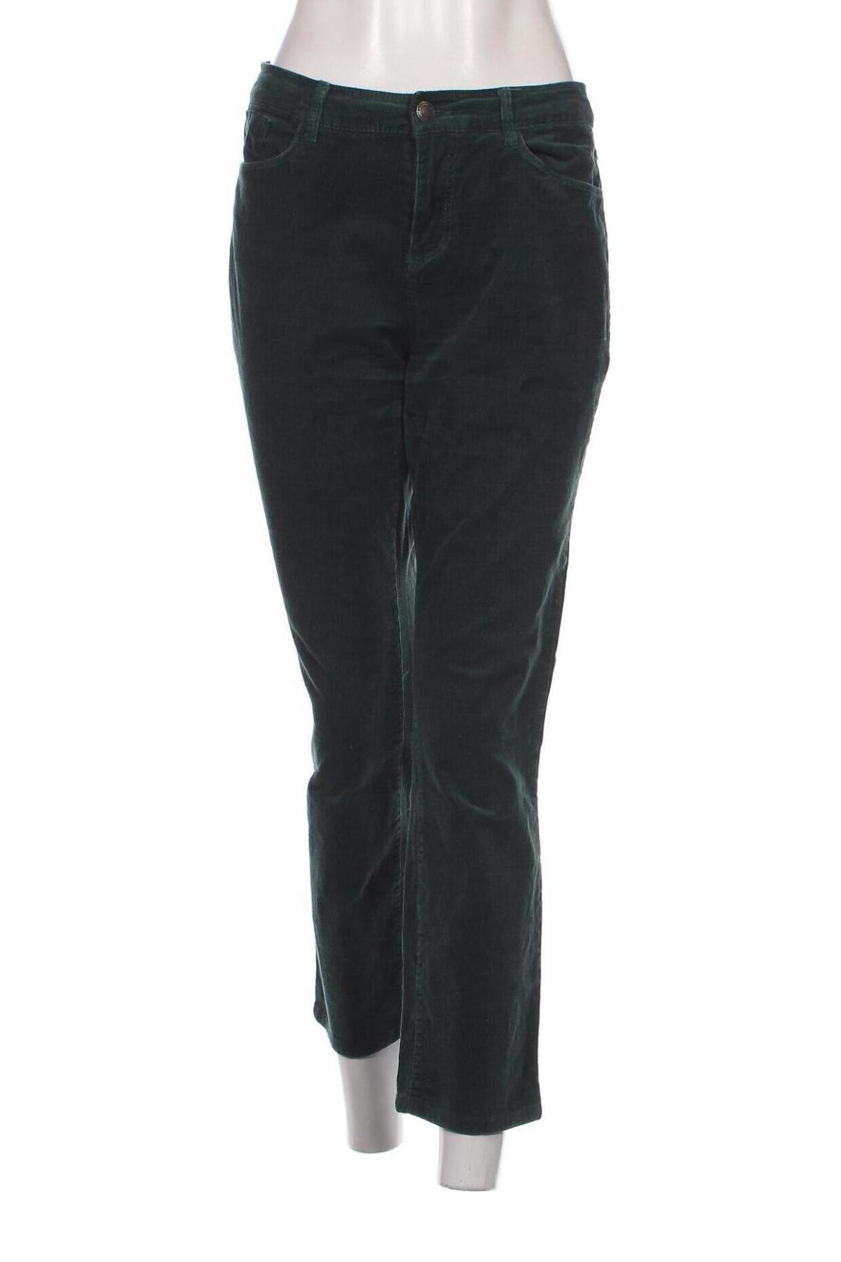 Pantaloni de velvet de femei Charles Vogele, Mărime M, Culoare Verde, Preț 44,89 Lei