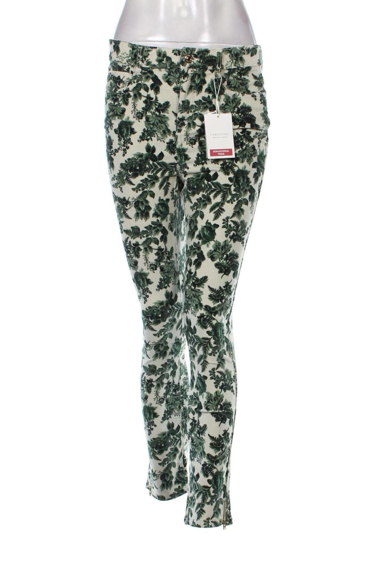 Pantaloni de velvet de femei Cortefiel, Mărime M, Culoare Multicolor, Preț 100,95 Lei
