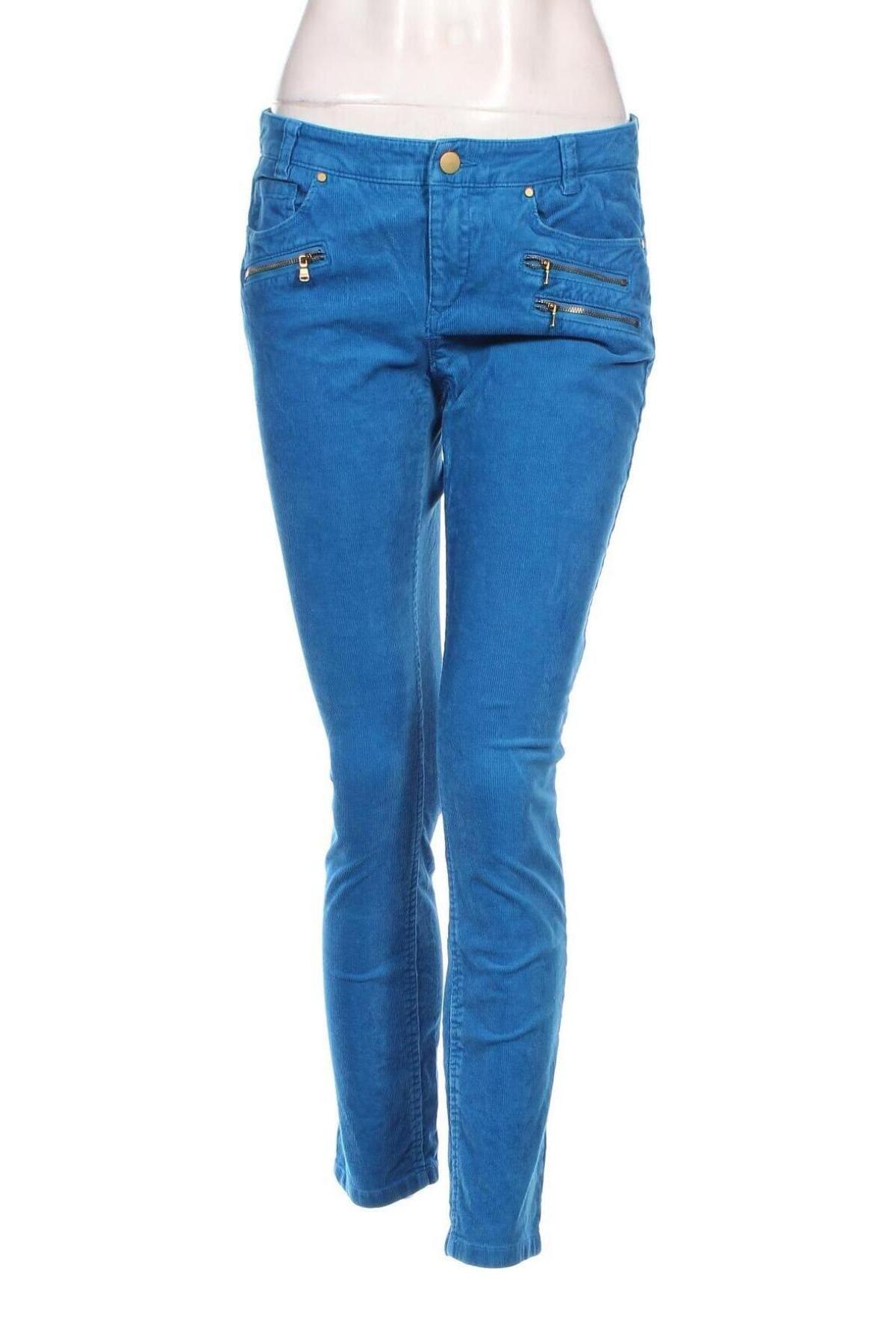 Pantaloni de velvet de femei Esprit, Mărime M, Culoare Albastru, Preț 62,99 Lei