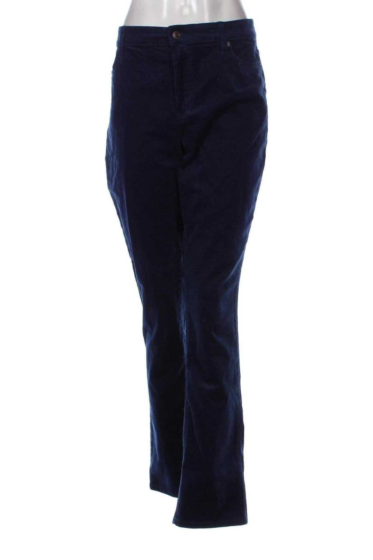 Γυναικείο κοτλέ παντελόνι Lands' End, Μέγεθος XL, Χρώμα Μπλέ, Τιμή 8,07 €