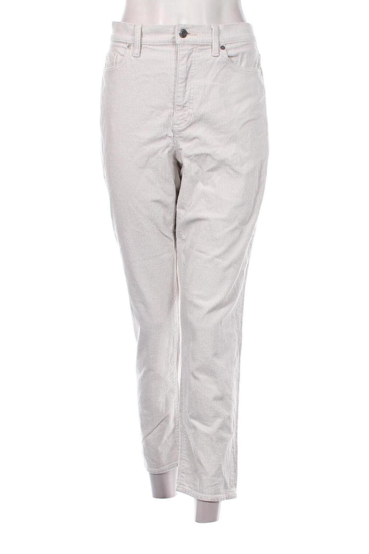 Γυναικείο κοτλέ παντελόνι Land's End, Μέγεθος M, Χρώμα Λευκό, Τιμή 8,37 €