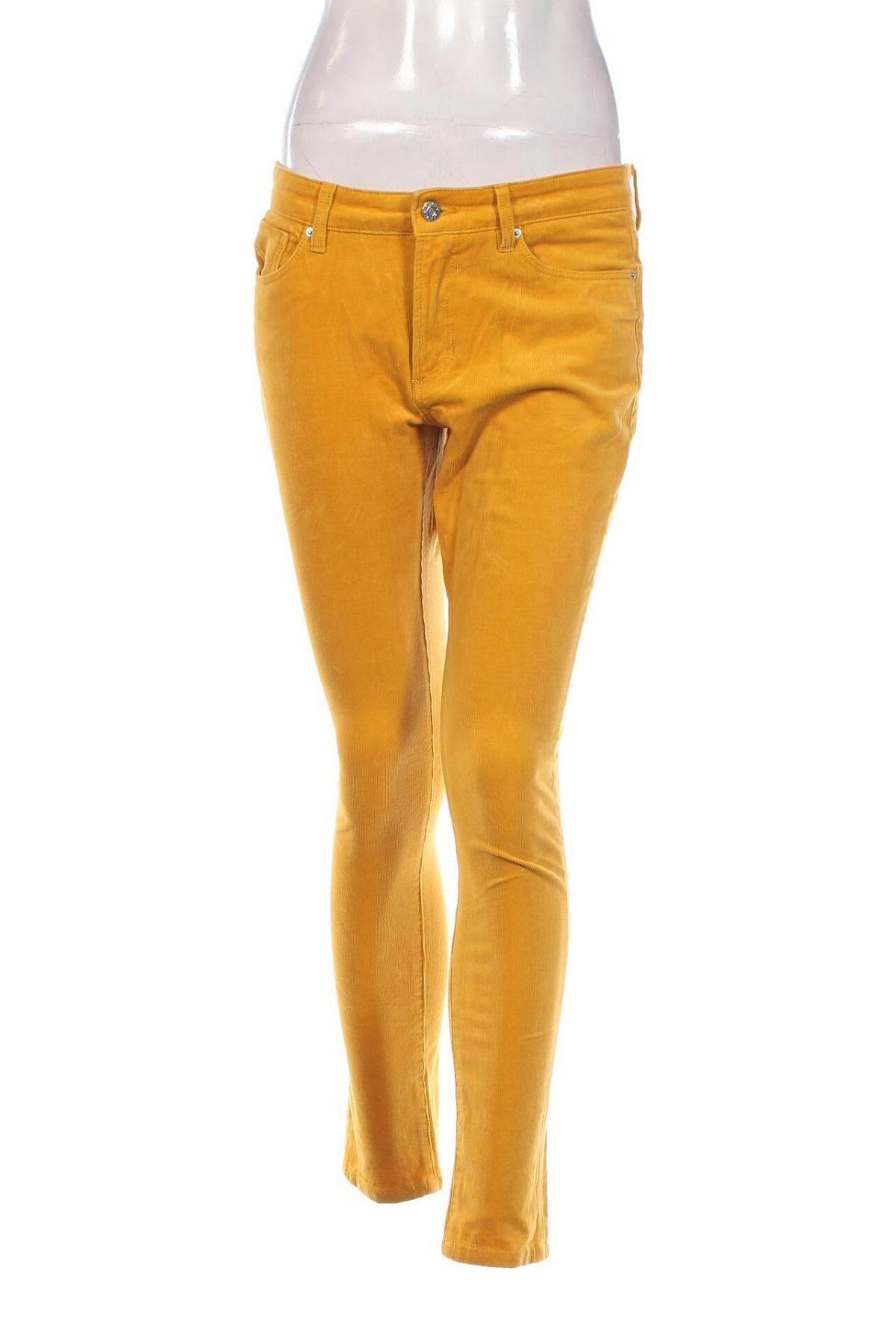 Pantaloni de velvet de femei S.Oliver, Mărime M, Culoare Galben, Preț 60,69 Lei