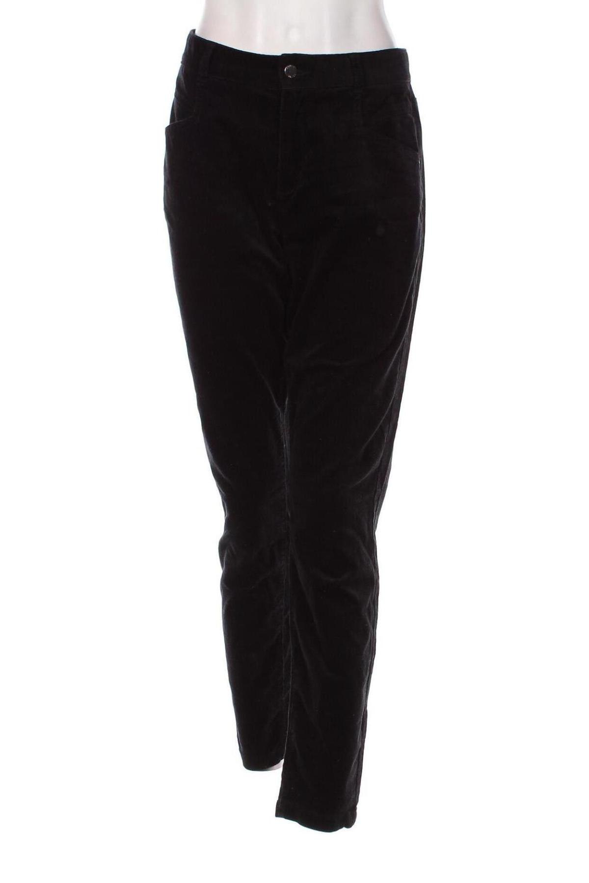 Γυναικείο κοτλέ παντελόνι S.Oliver, Μέγεθος S, Χρώμα Μαύρο, Τιμή 11,41 €