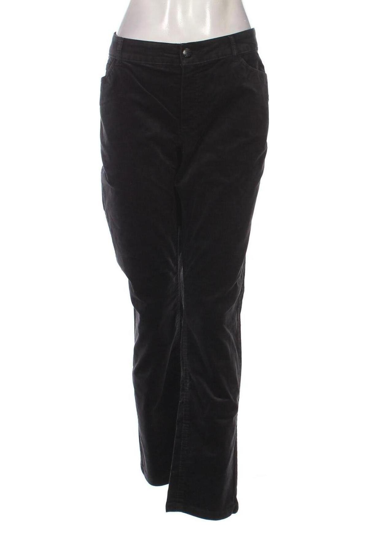 Pantaloni de velvet de femei Yessica, Mărime XL, Culoare Albastru, Preț 44,39 Lei