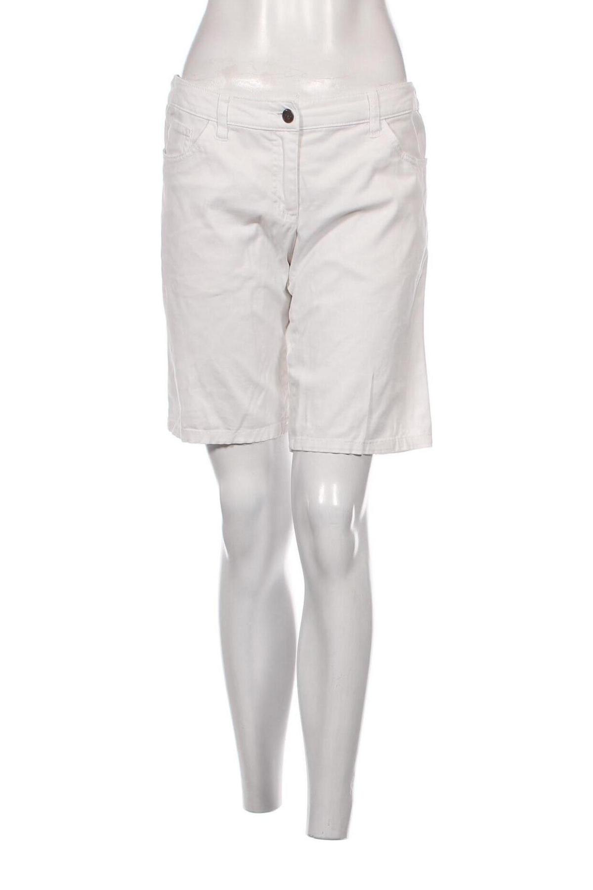 Γυναικείο κοντό παντελόνι Bpc Bonprix Collection, Μέγεθος M, Χρώμα Λευκό, Τιμή 5,77 €