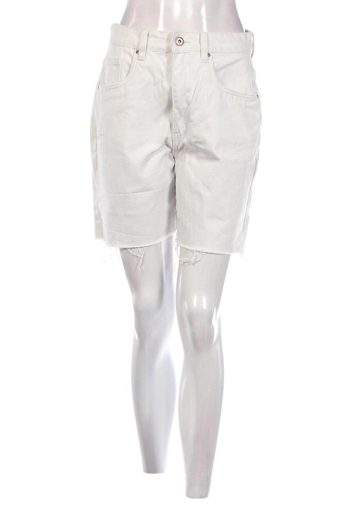 Pantaloni scurți de femei Cotton On, Mărime M, Culoare Ecru, Preț 45,89 Lei