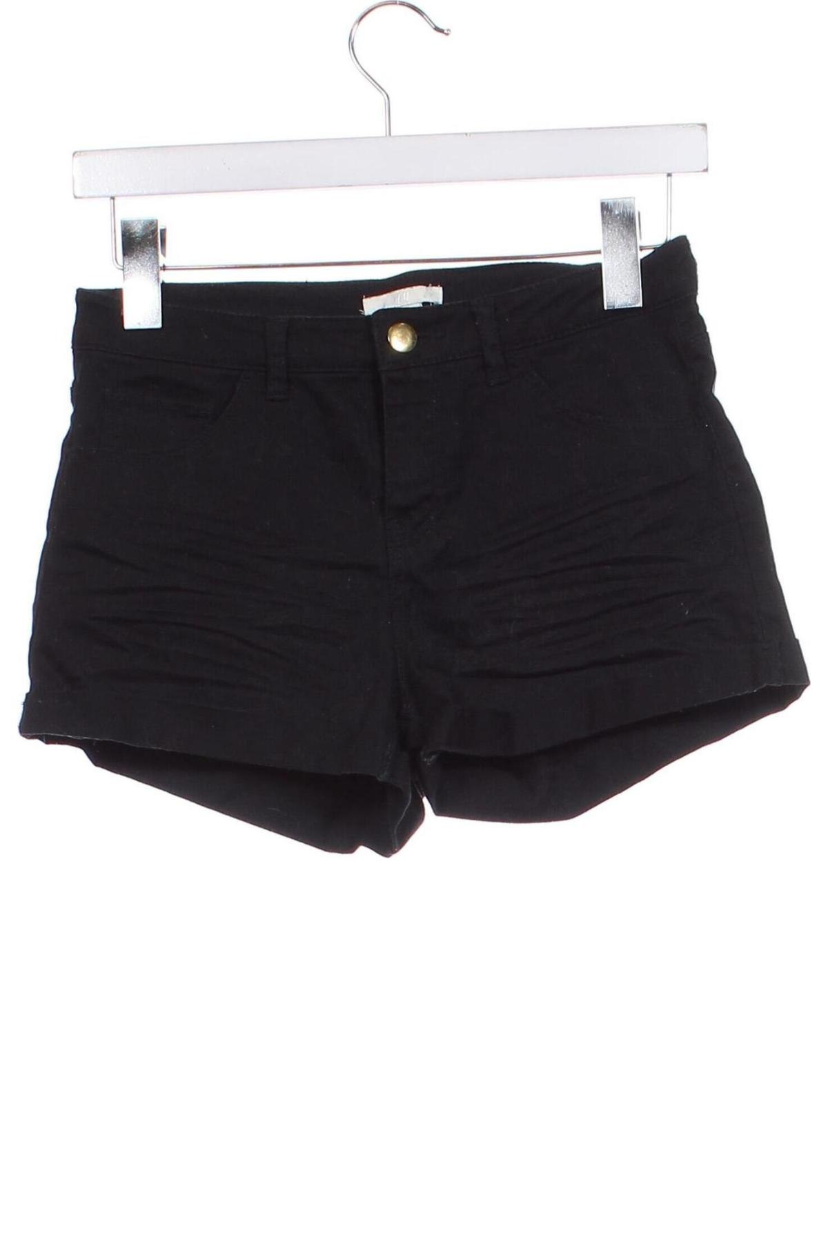 Damen Shorts H&M, Größe XS, Farbe Schwarz, Preis 5,29 €