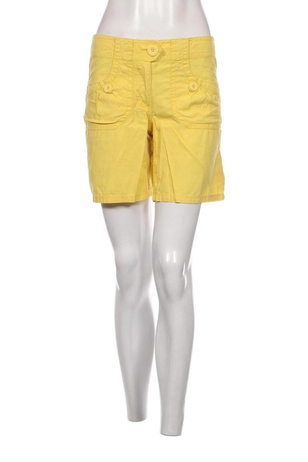 Дамски къс панталон H&M, Размер S, Цвят Жълт, Цена 11,40 лв.